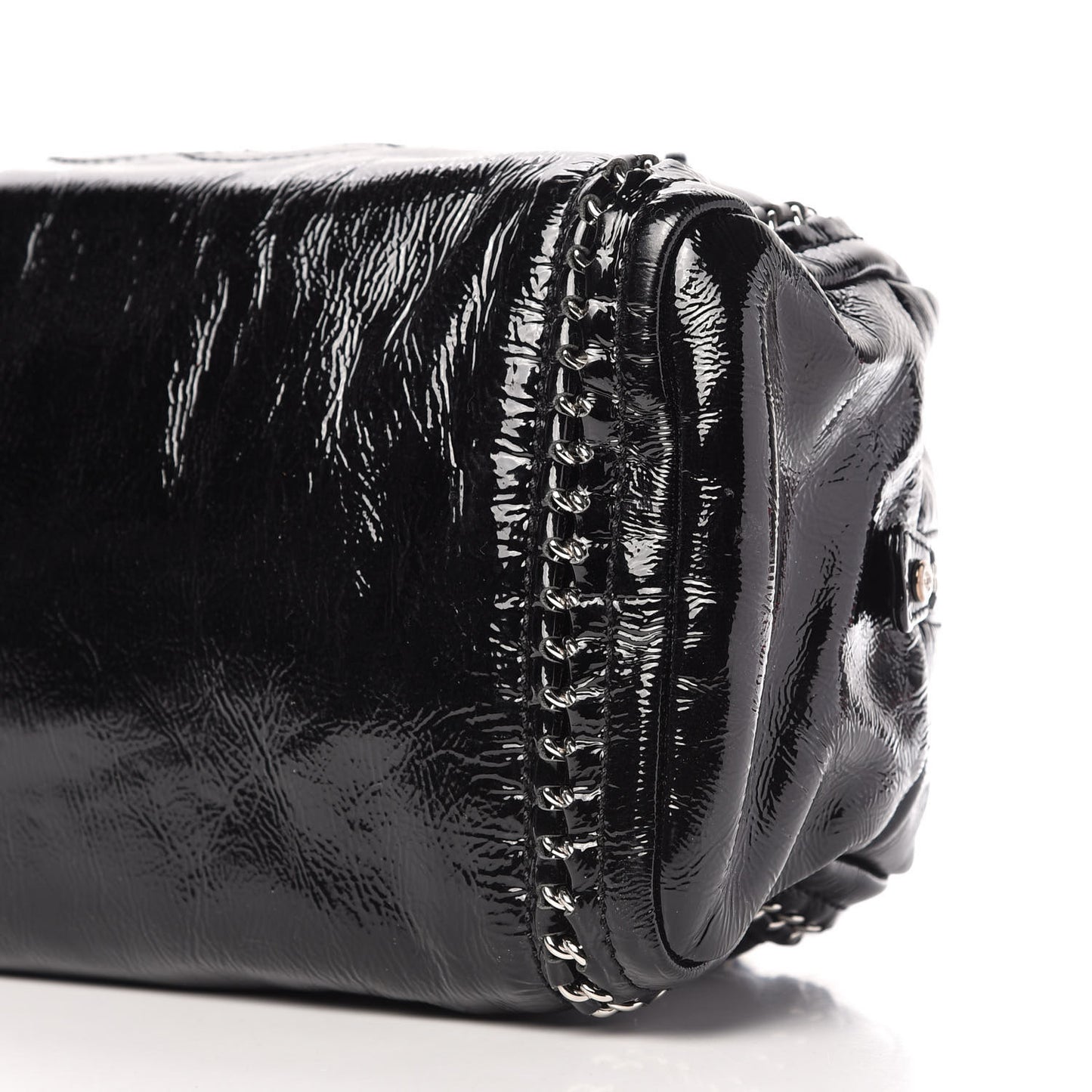 Patent Medium Luxe Ligne Bowler Black