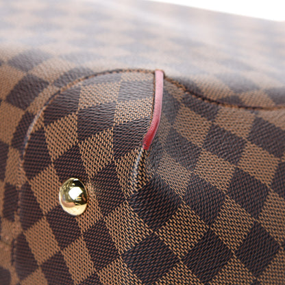 Louis Vuitton Damier Ebene Caissa Hobo Cherry 9 of 11