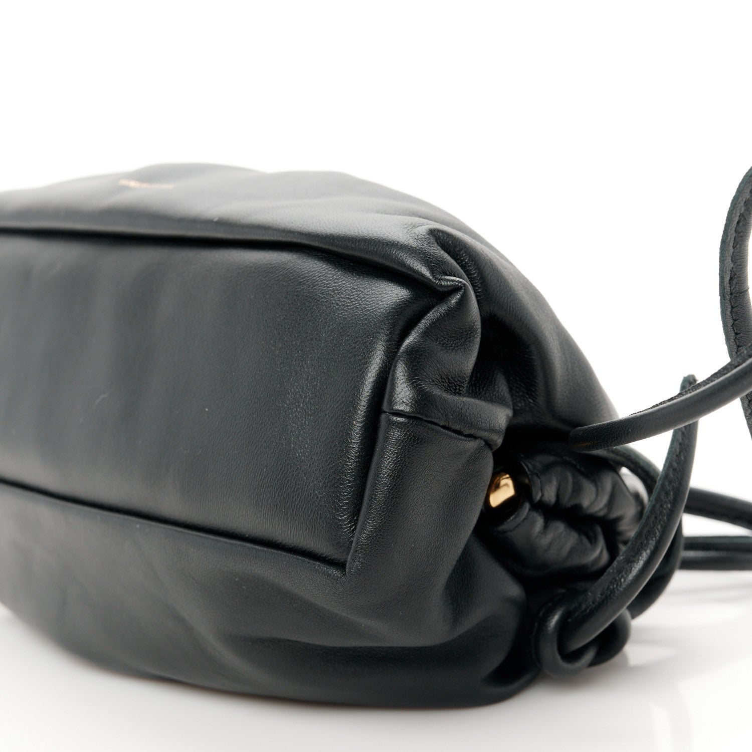 Mansur Gavriel Lambskin Mini Cloud Clutch Black Flamma 9 of 9