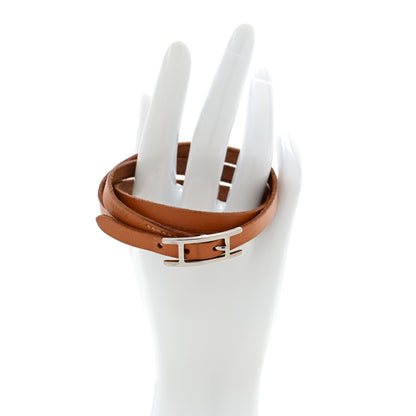 Hermes Barenia Behapi Double Tour Bracelet Fauve 2 of 4