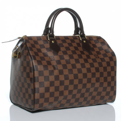 Louis Vuitton Damier Ebene Speedy 30 4 of 9