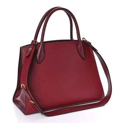 Prada Saffiano Cuir Small Monochrome Top Handle Tote 3 of 10