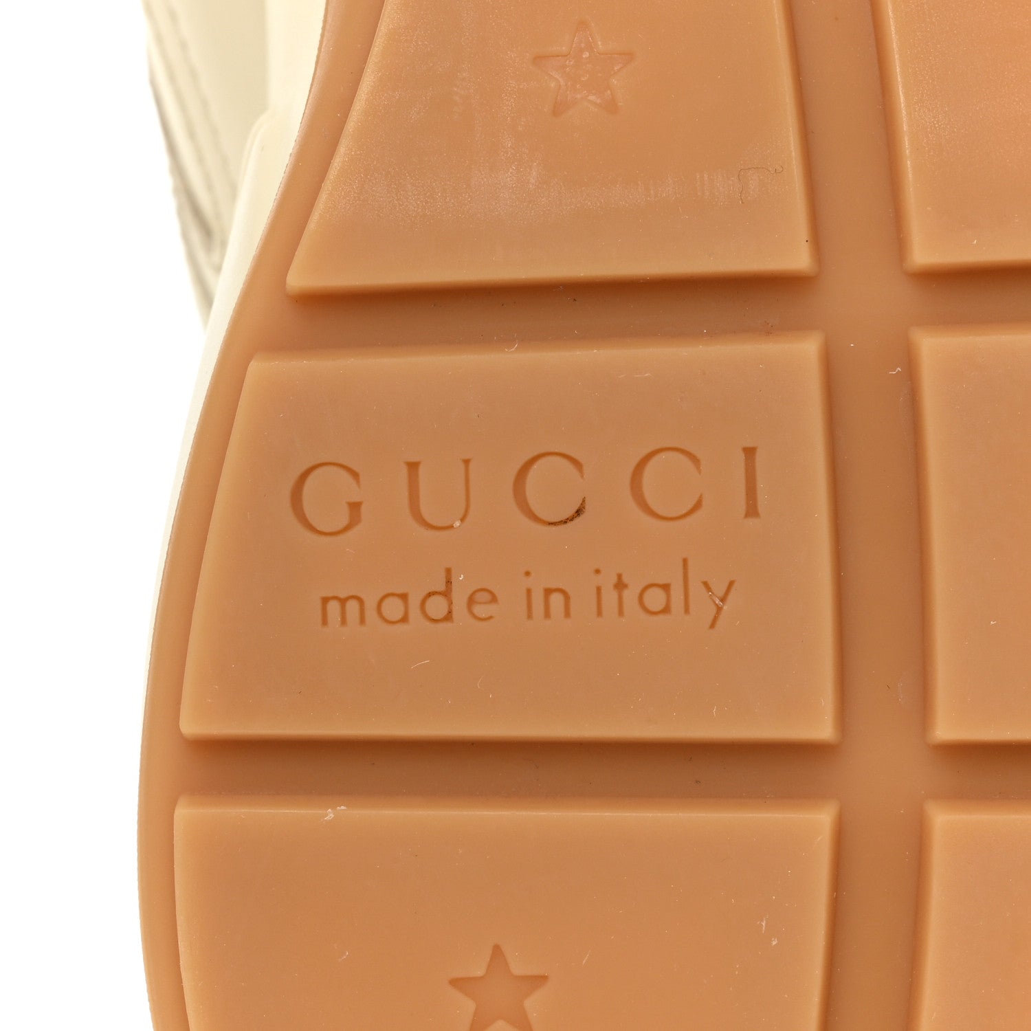 Gucci X DISNEY Calfskin Mickey Mouse Womens Rhyton Sneakers 38.5 Ivory 6 of 9