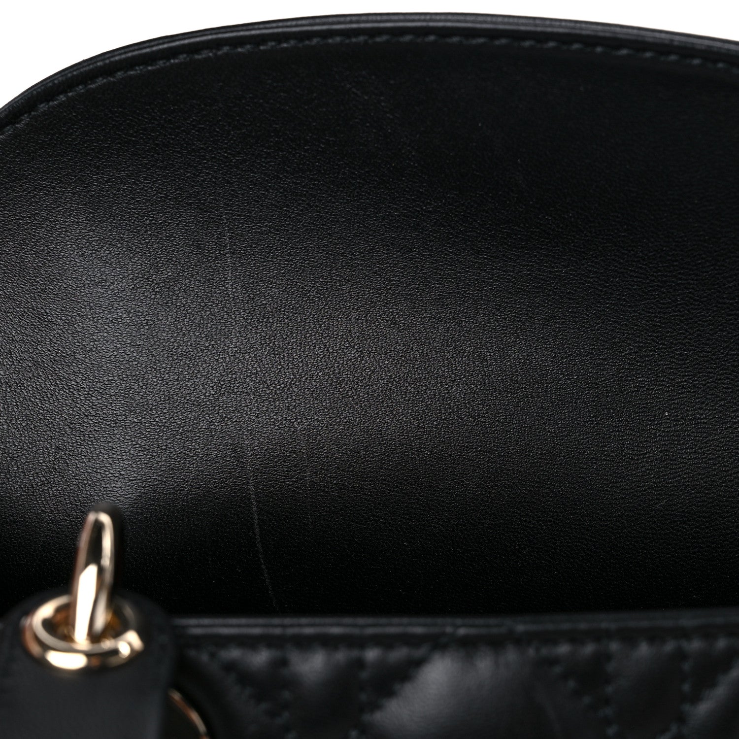 Christian Dior Lambskin Cannage Small My ABCDior Lady Dior Black 8 of 11