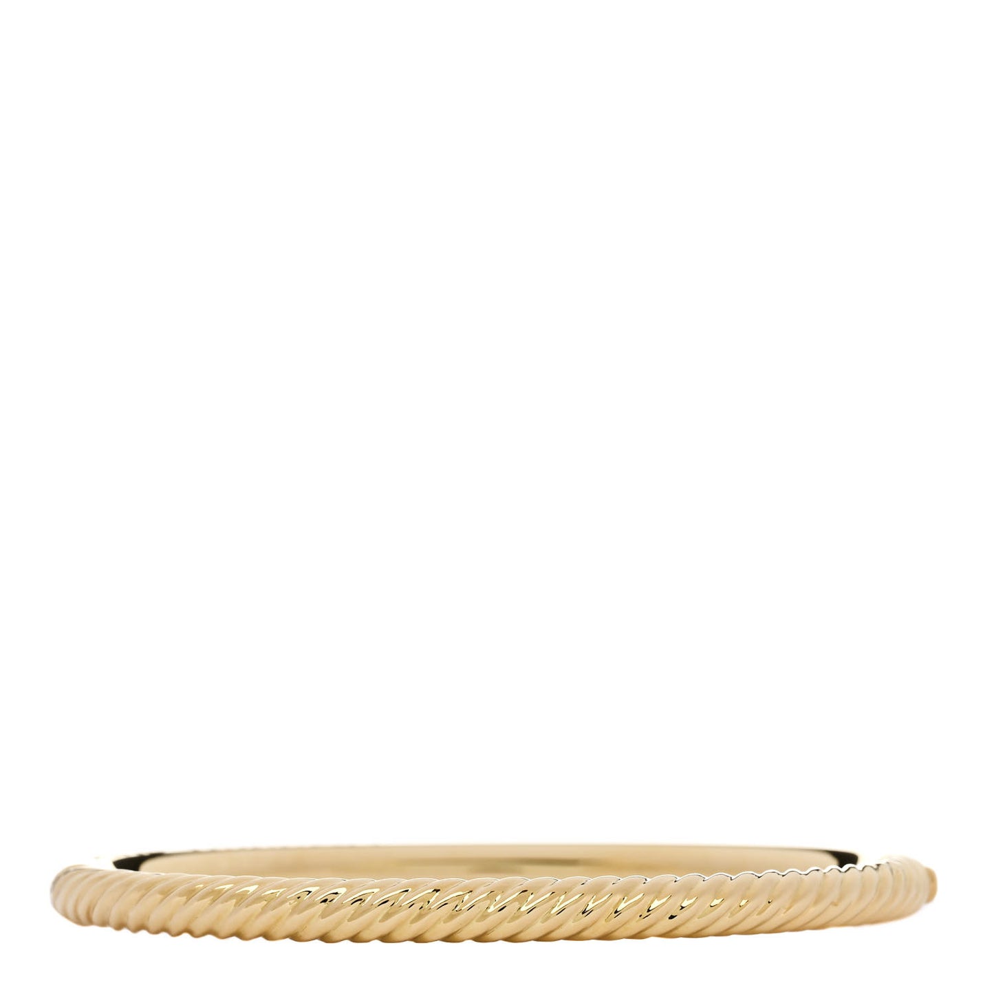18K Yellow Gold 5mm Pure Form Smooth Bangle Bracelet