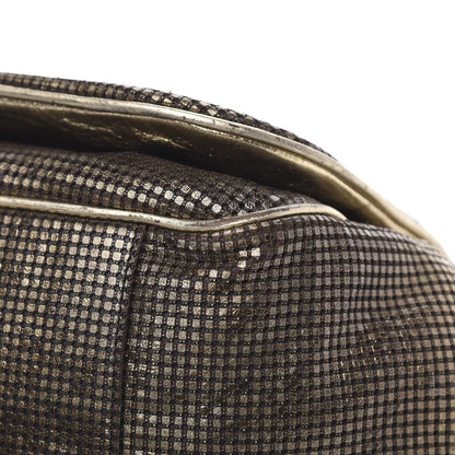 Chanel Metallic Lambskin Perforated Hollywood Accordion Flap Bag Gold 19 of 23