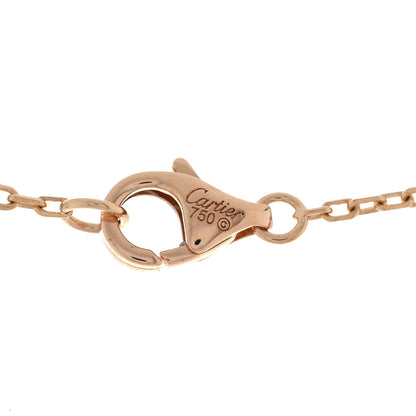 Cartier 18K Pink Yellow White Gold Trinity Heart Necklace 4 of 5