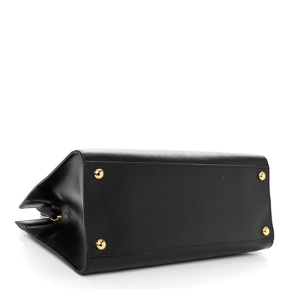 Prada Saffiano Soft Calfskin Tote Black 4 of 9