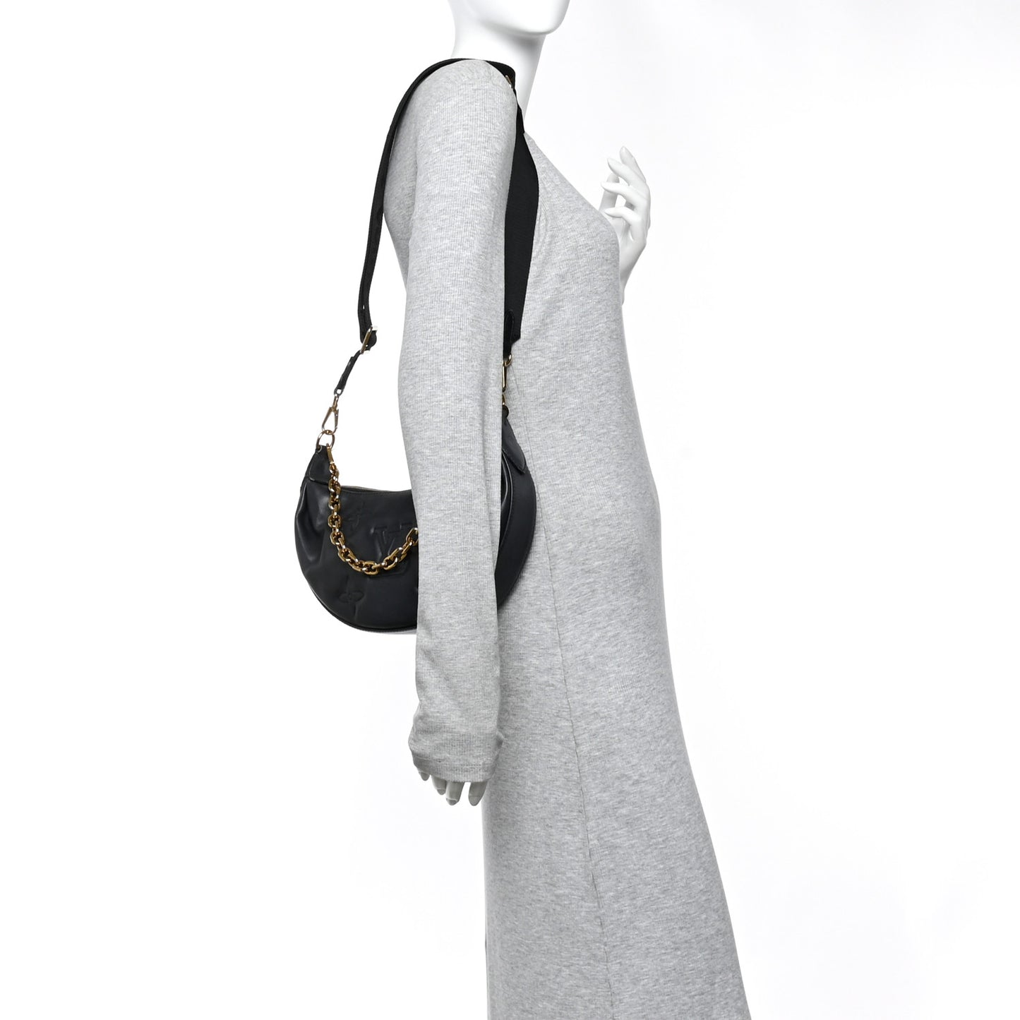 Calfskin Bubblegram Over The Moon Black