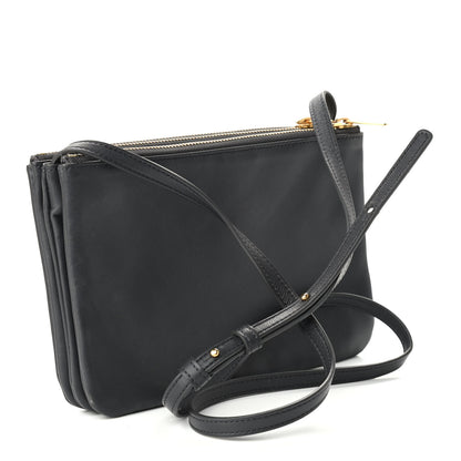 Celine Lambskin Small Trio Crossbody Bag Grey 5 of 15