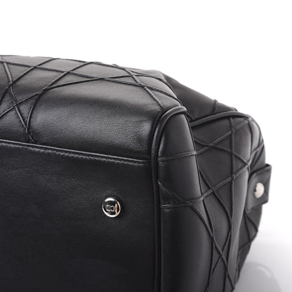 Christian Dior Lambskin Cannage Granville Polochon Black 10 of 10