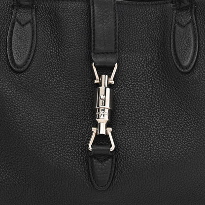Gucci Soft Calfskin Small Jackie Top Handle Bag Black 8 of 12