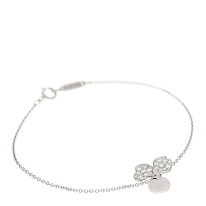 Tiffany Platinum Diamond Paper Flowers Bracelet 1 of 4