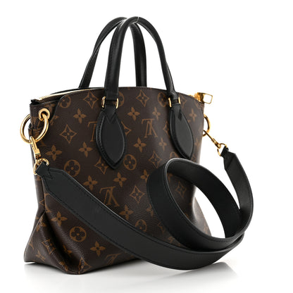 Louis Vuitton Monogram Flower Zipped Tote PM Black 3 of 12
