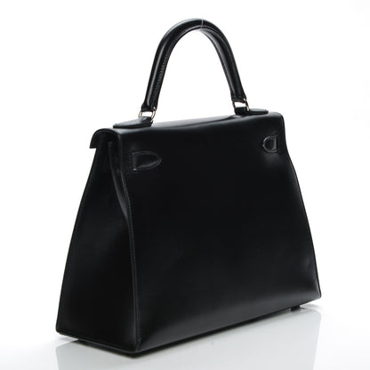 Hermes Box Kelly Sellier 28 Black 3 of 23