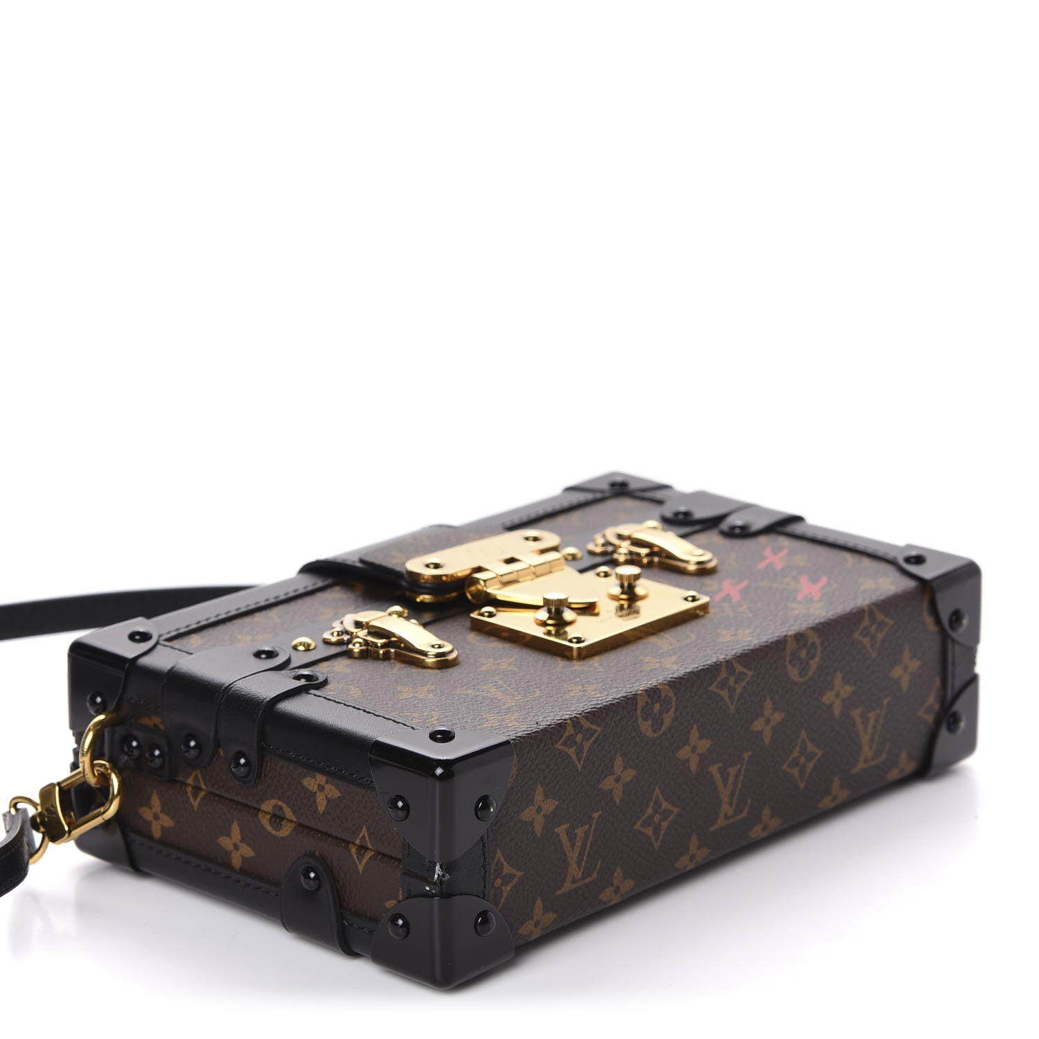 Louis Vuitton Monogram Petite Malle Black 4 of 10