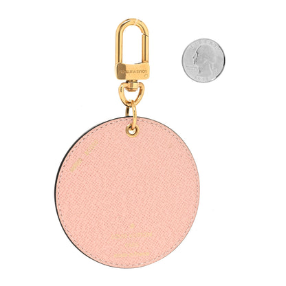 Louis Vuitton Monogram 2020 Christmas Animation Big Wheel Bag Charm Key Ring Rose Ballerine 2 of 4