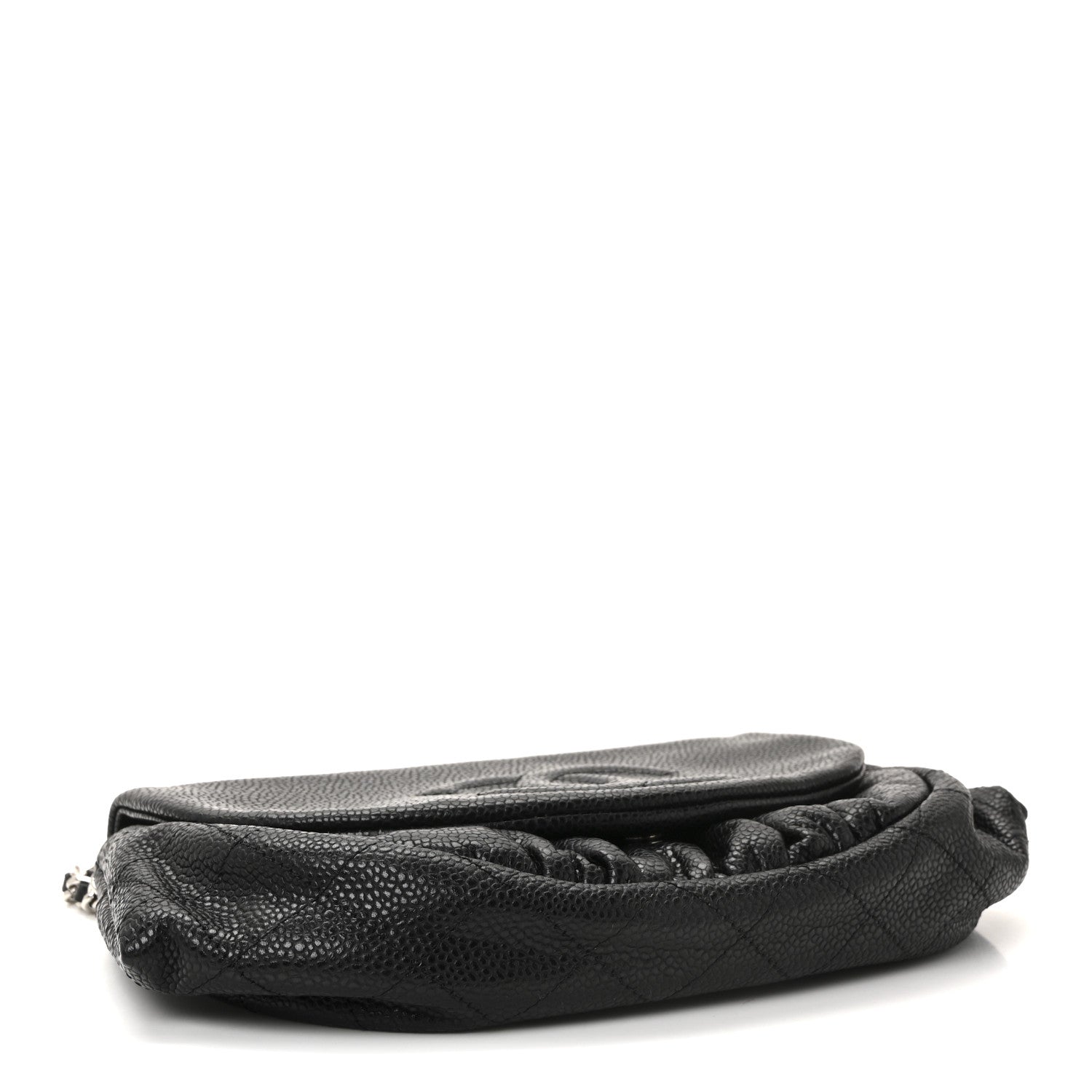 Chanel Caviar Half Moon Wallet On Chain WOC Black 4 of 12