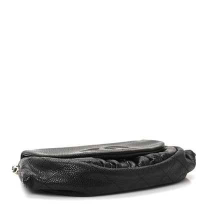 Chanel Caviar Half Moon Wallet On Chain WOC Black 4 of 12