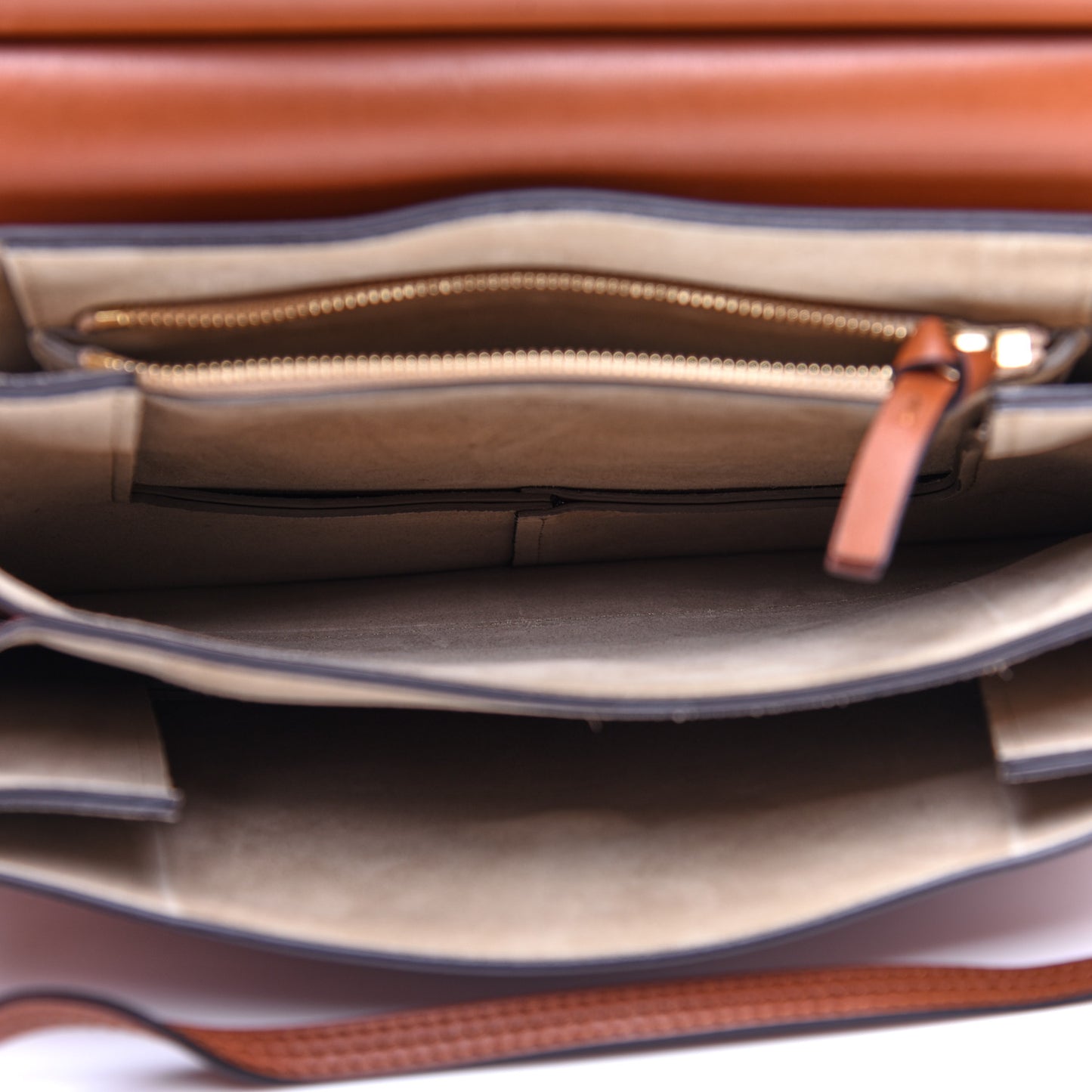 Suede Calfskin Medium Faye Shoulder Bag Tobacco