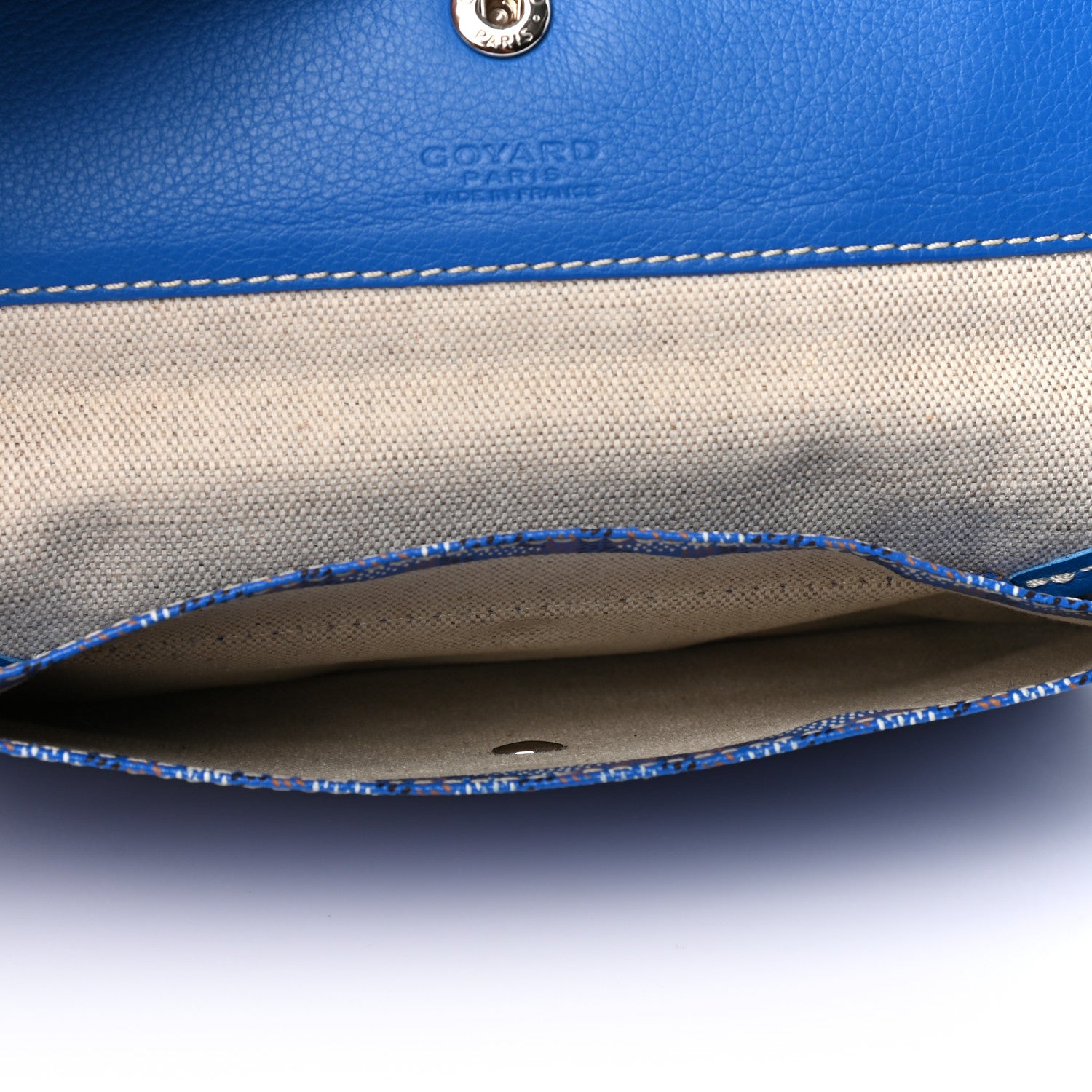 Goyard Goyardine Pouch Sky Blue 5 of 6