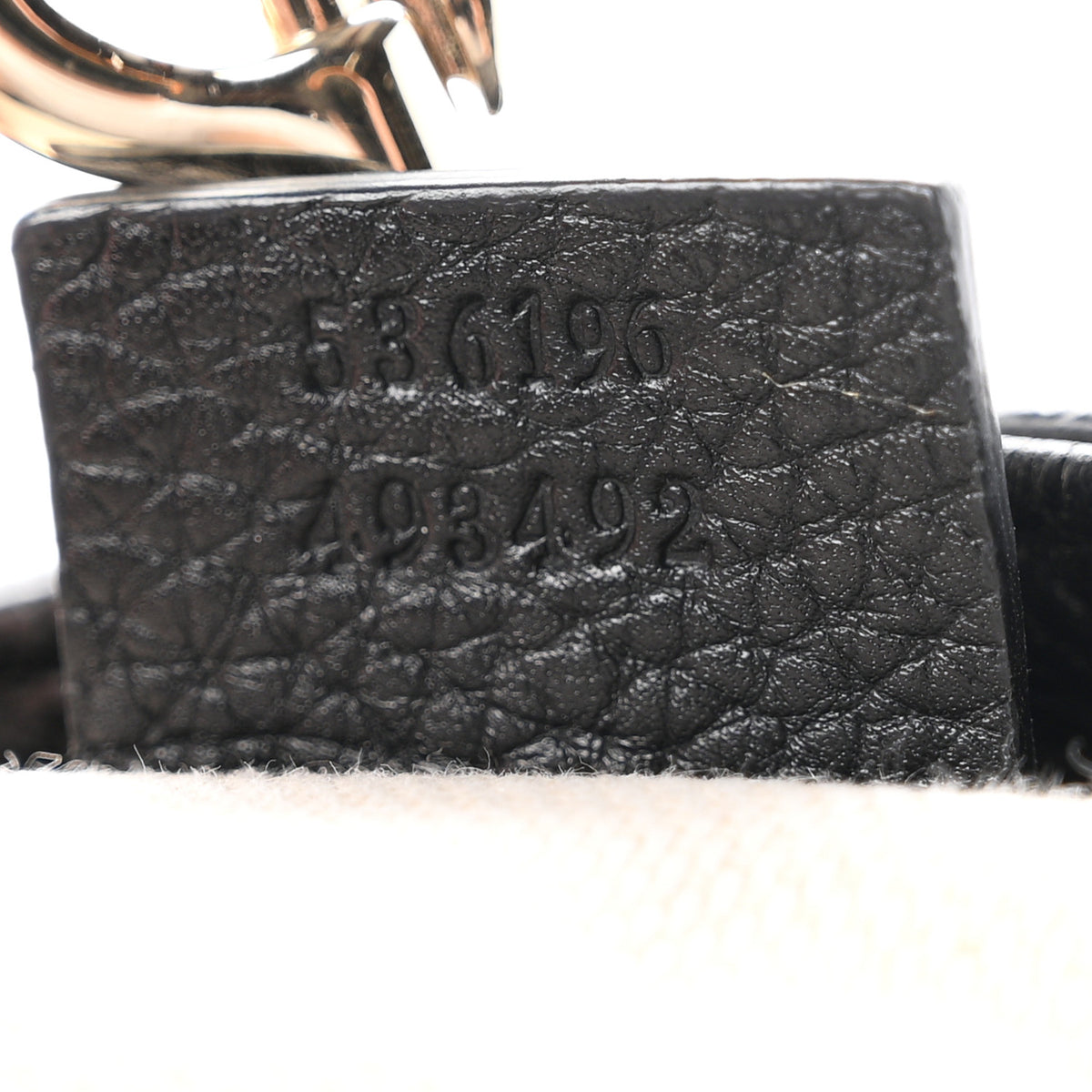 Pebbled Calfskin Medium Soho Chain Shoulder Bag Black