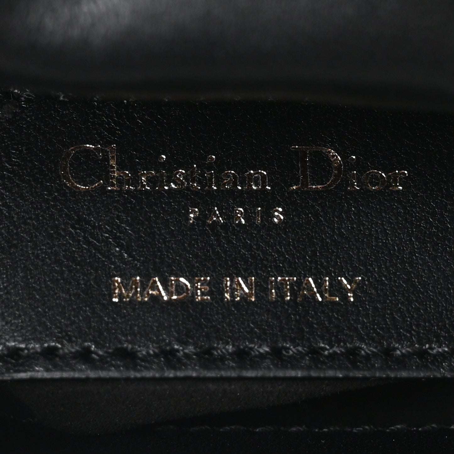 Lambskin Cannage Micro Lady Dior Black