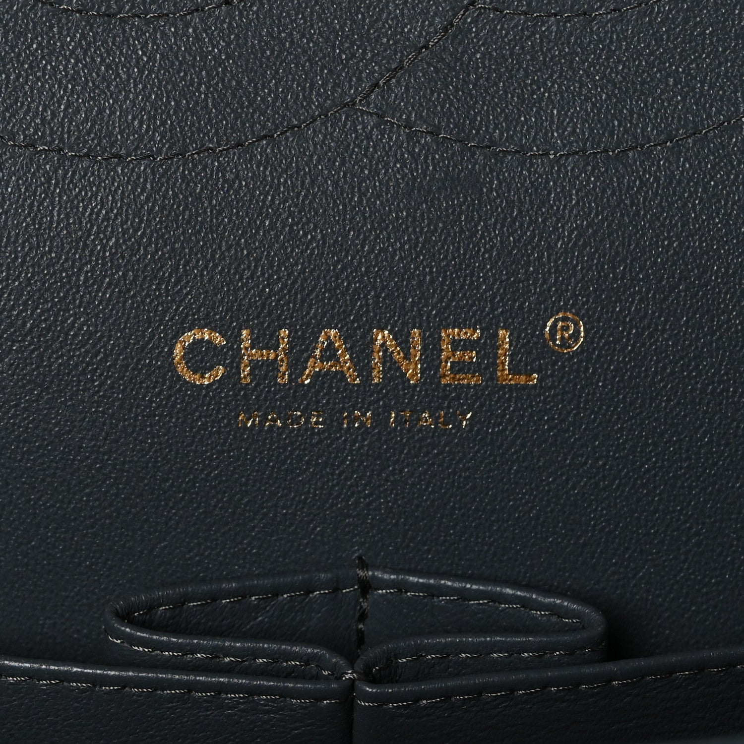 Chanel Lambskin Quilted Jumbo Double Flap Charcoal Grey 6 of 11
