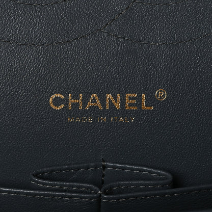 Chanel Lambskin Quilted Jumbo Double Flap Charcoal Grey 6 of 11