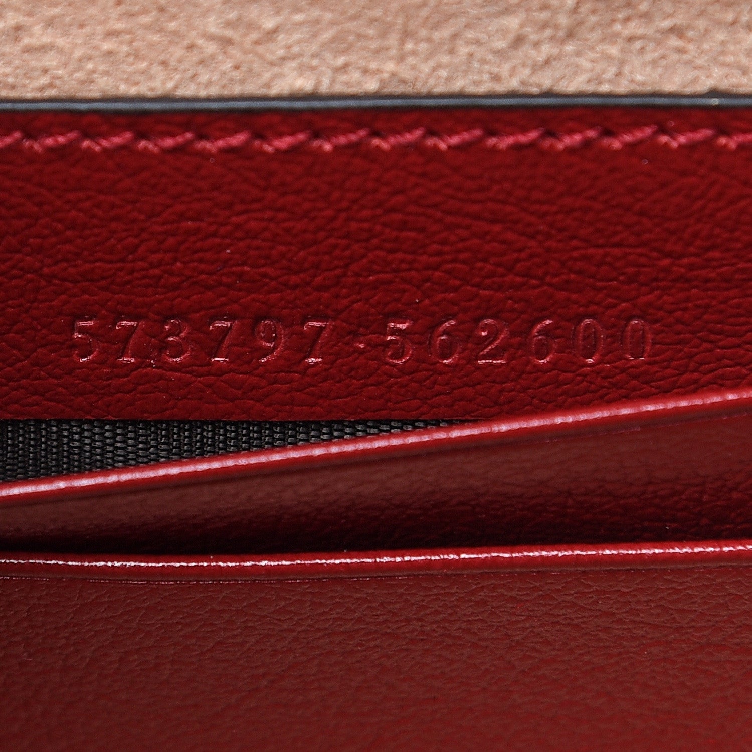 Gucci Textured Calfskin Web Mini Rajah Slim Flap Shoulder Bag Romantic Cherry 7 of 10
