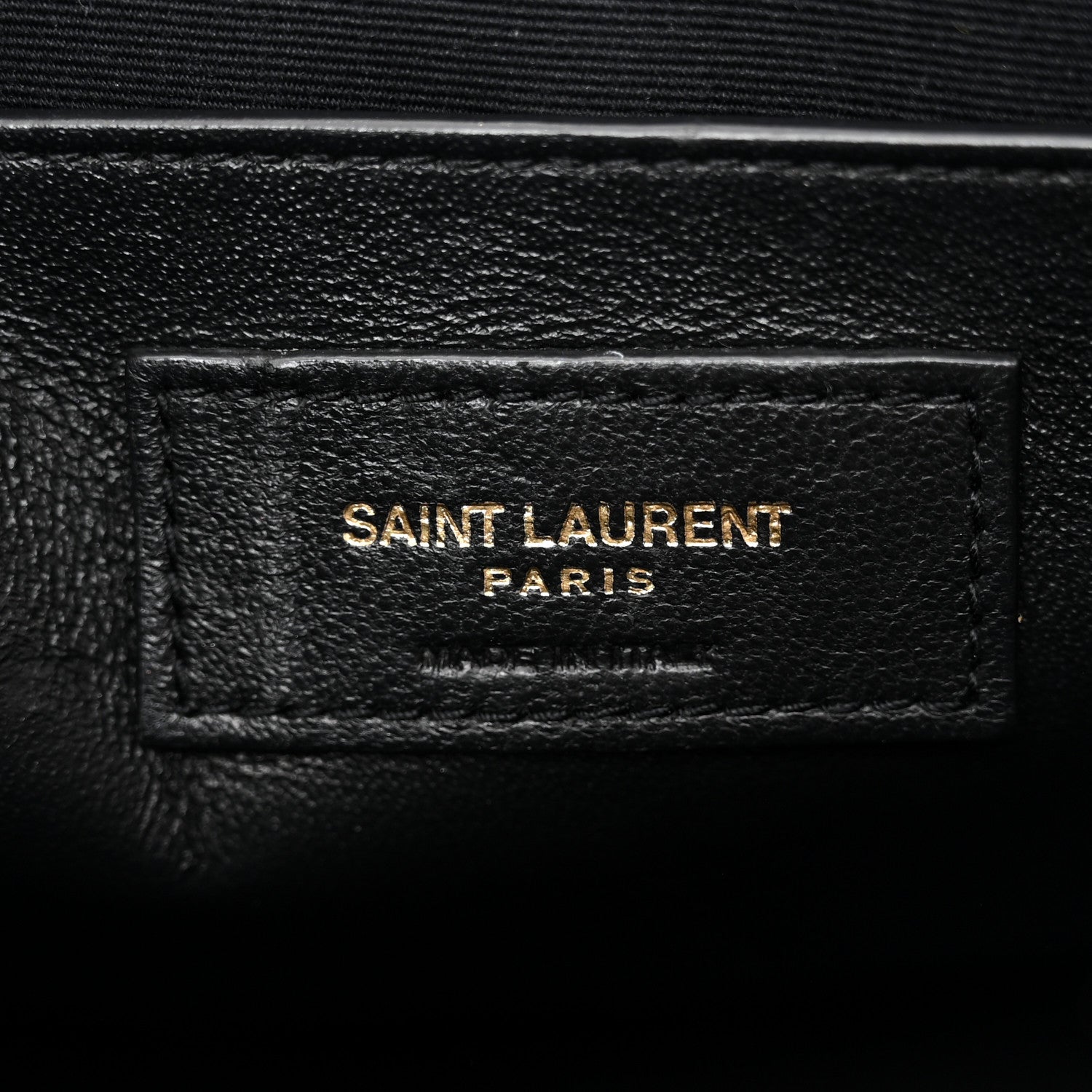 Saint Laurent SAINT LAURENT Shiny Calfskin Small Uptown Tote Black 6 of 10
