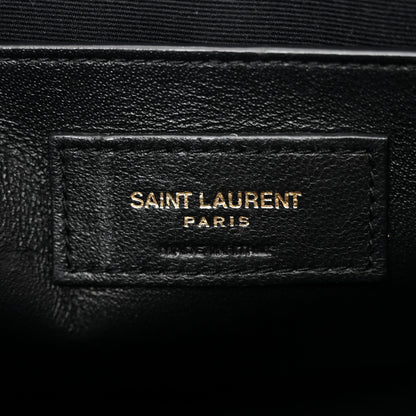 Saint Laurent SAINT LAURENT Shiny Calfskin Small Uptown Tote Black 6 of 10