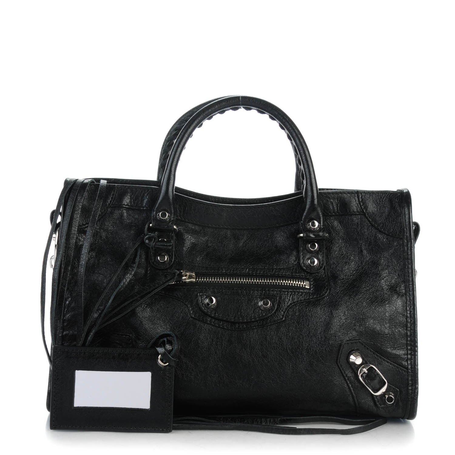 Balenciaga Agneau Classic Silver Hardware S City Black 1 of 7
