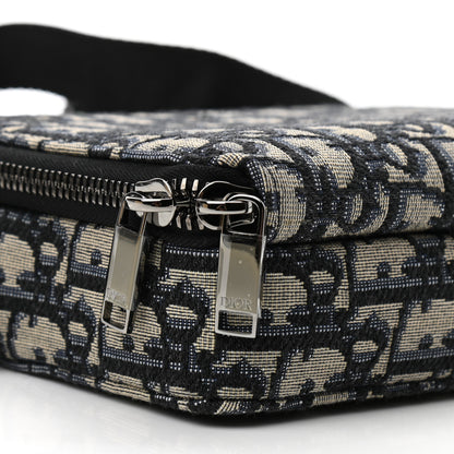 Christian Dior Oblique Pouch Beige Black 10 of 11
