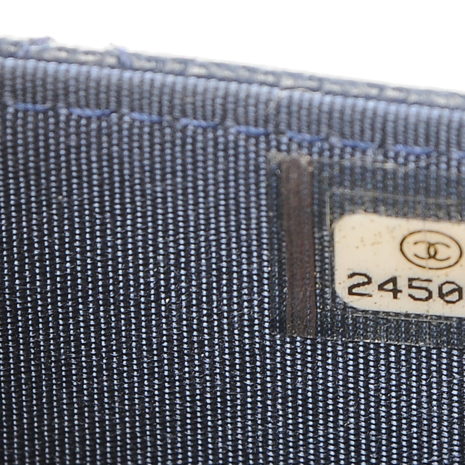 Chanel Caviar Quilted Golden Class Wallet On Chain WOC Navy 8 of 9