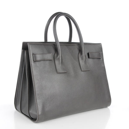 Saint Laurent Calfskin Small Sac De Jour Fog 3 of 7
