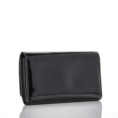 Louis Vuitton Patent Louise Wallet Black 3 of 6