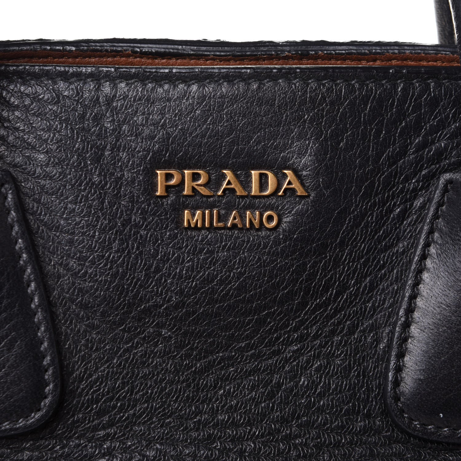 Prada Cervo Deerskin Fringe Tote Black 13 of 22