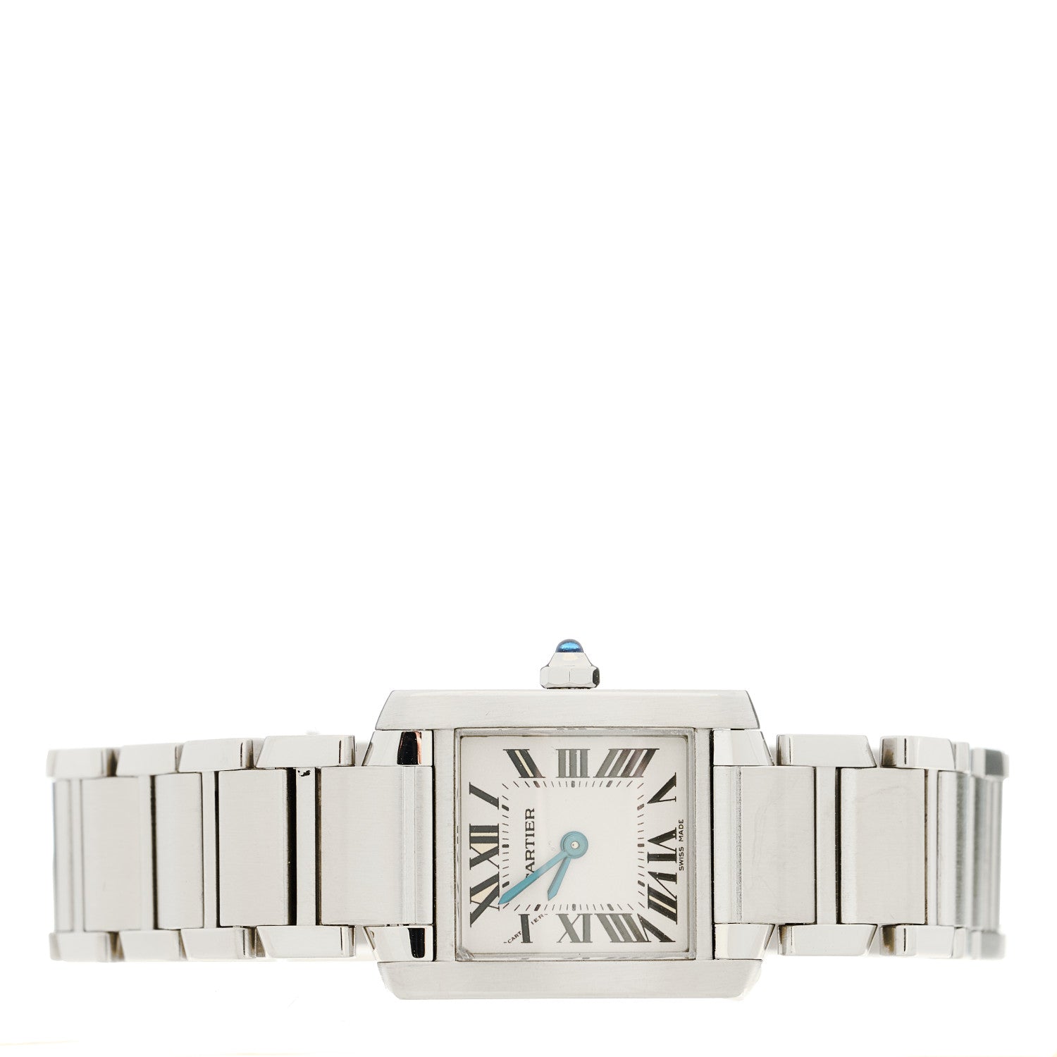Cartier Stainless Steel 20mm Tank Francaise Quartz Watch 2 of 4