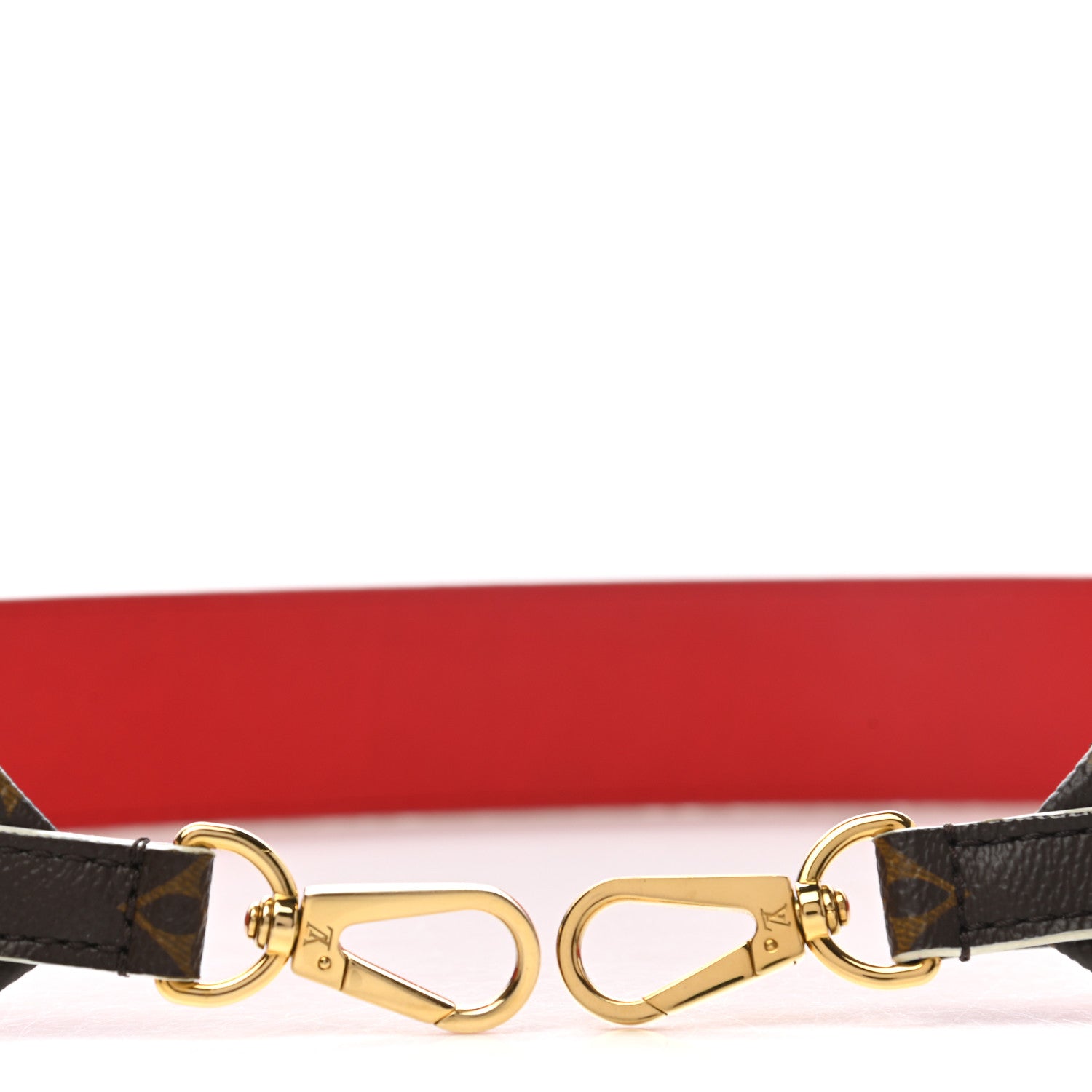 Louis Vuitton Monogram Bandouliere Shoulder Strap Red 4 of 4
