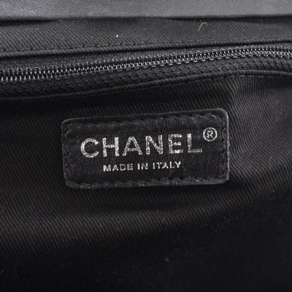 Chanel Lambskin Quilted Ritz Flap Bag Grey 8 of 11