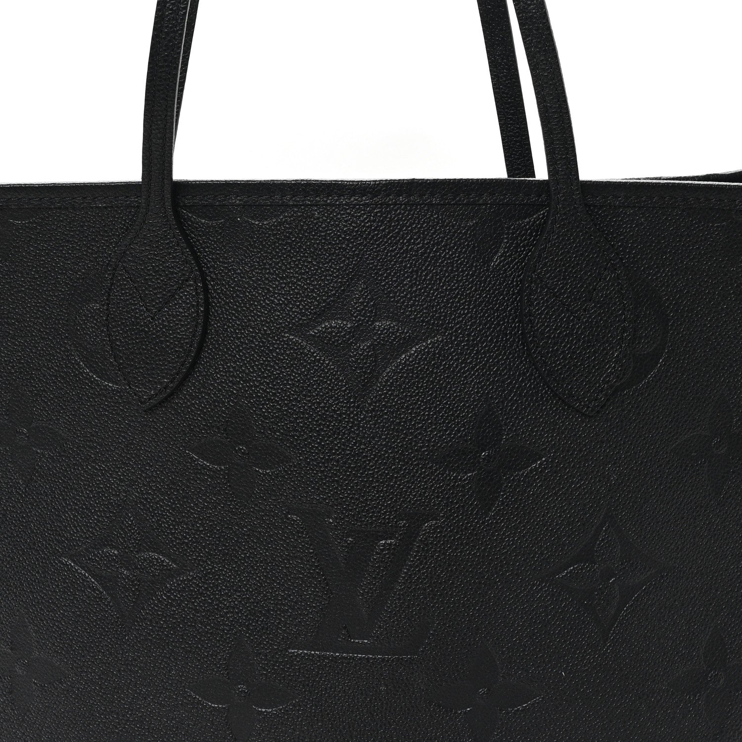 Louis Vuitton Empreinte Monogram Giant Neverfull MM Black 7 of 10