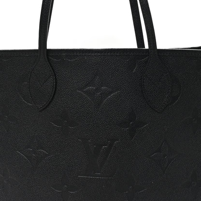 Louis Vuitton Empreinte Monogram Giant Neverfull MM Black 7 of 10