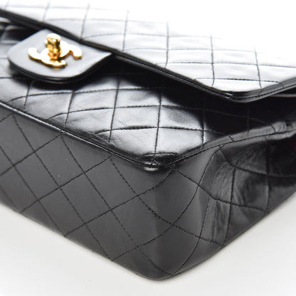 Chanel Lambskin Quilted Medium Double Flap Black 15 of 15