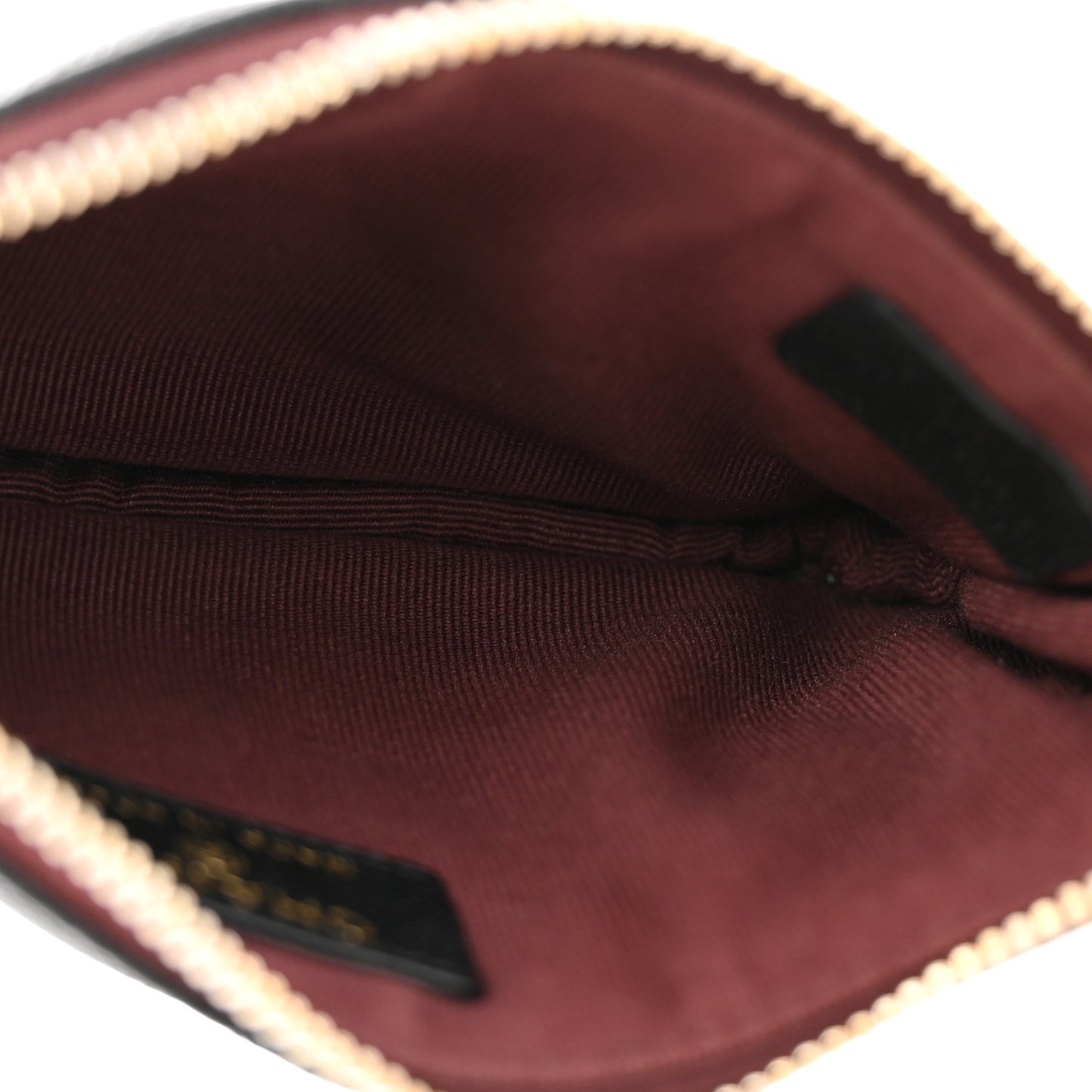 Caviar Quilted Small Cosmetic Case Black