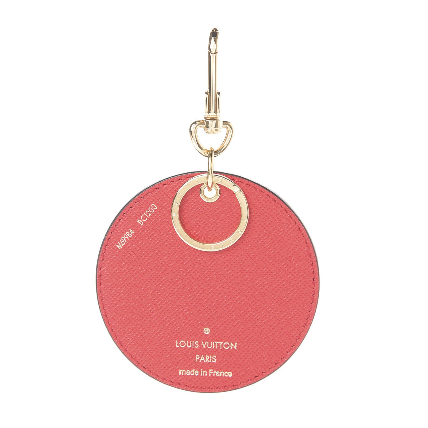 Monogram 2020 Christmas Animation Bumper Cars Bag Charm Key Ring Coquelicot