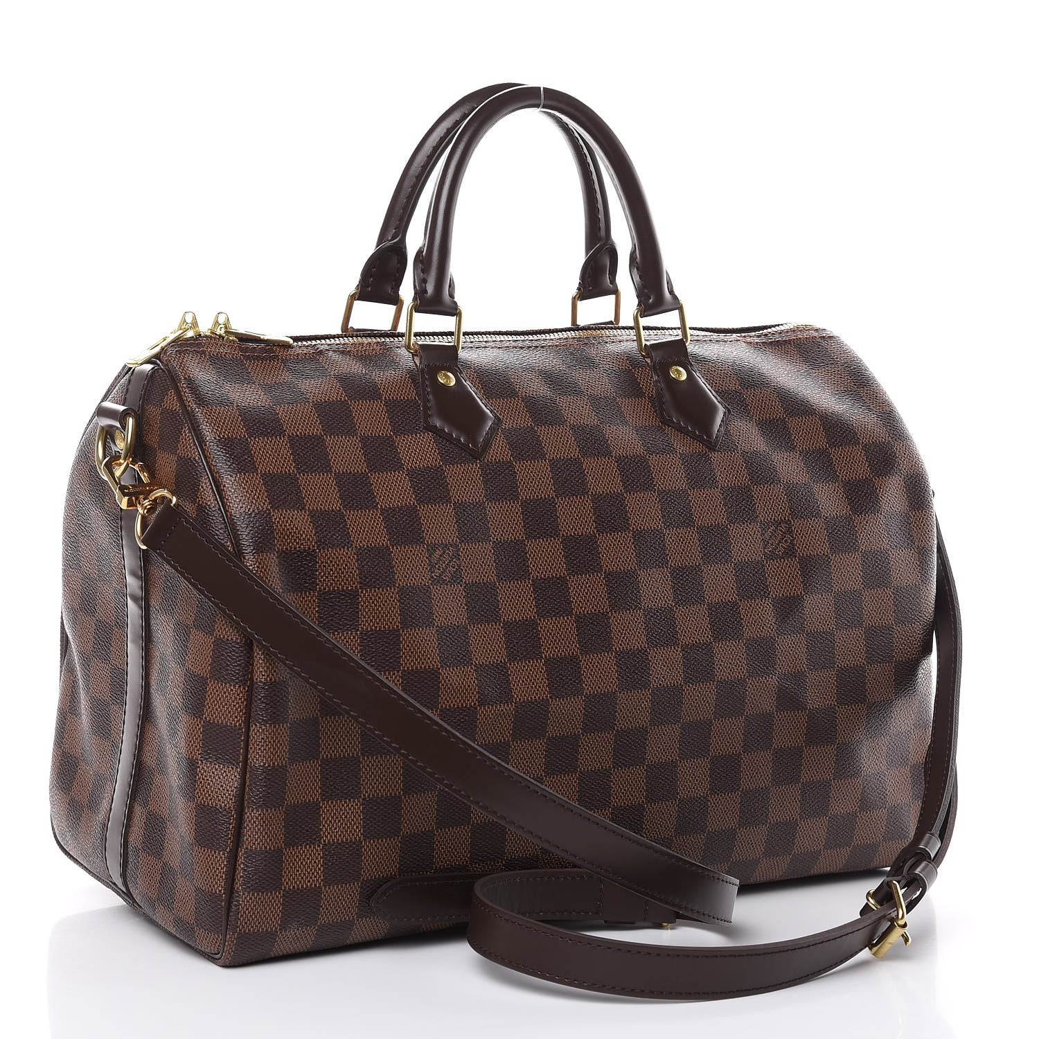 Louis Vuitton Damier Ebene Speedy Bandouliere 35 3 of 14