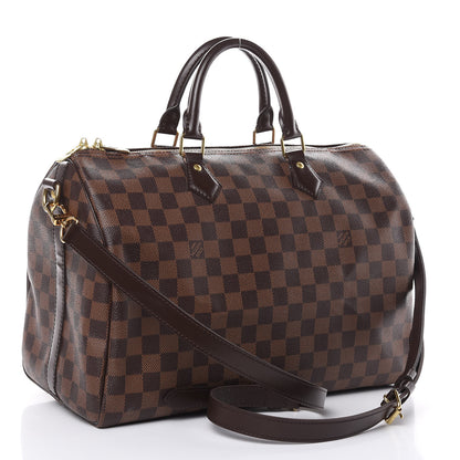 Louis Vuitton Damier Ebene Speedy Bandouliere 35 3 of 14