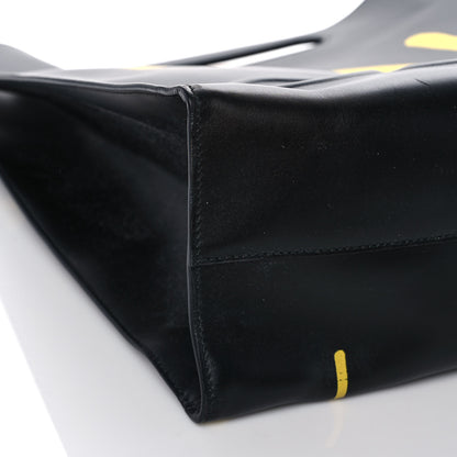 Gucci Calfskin GucciGhost Real Large XL Tote Black Yellow 7 of 9