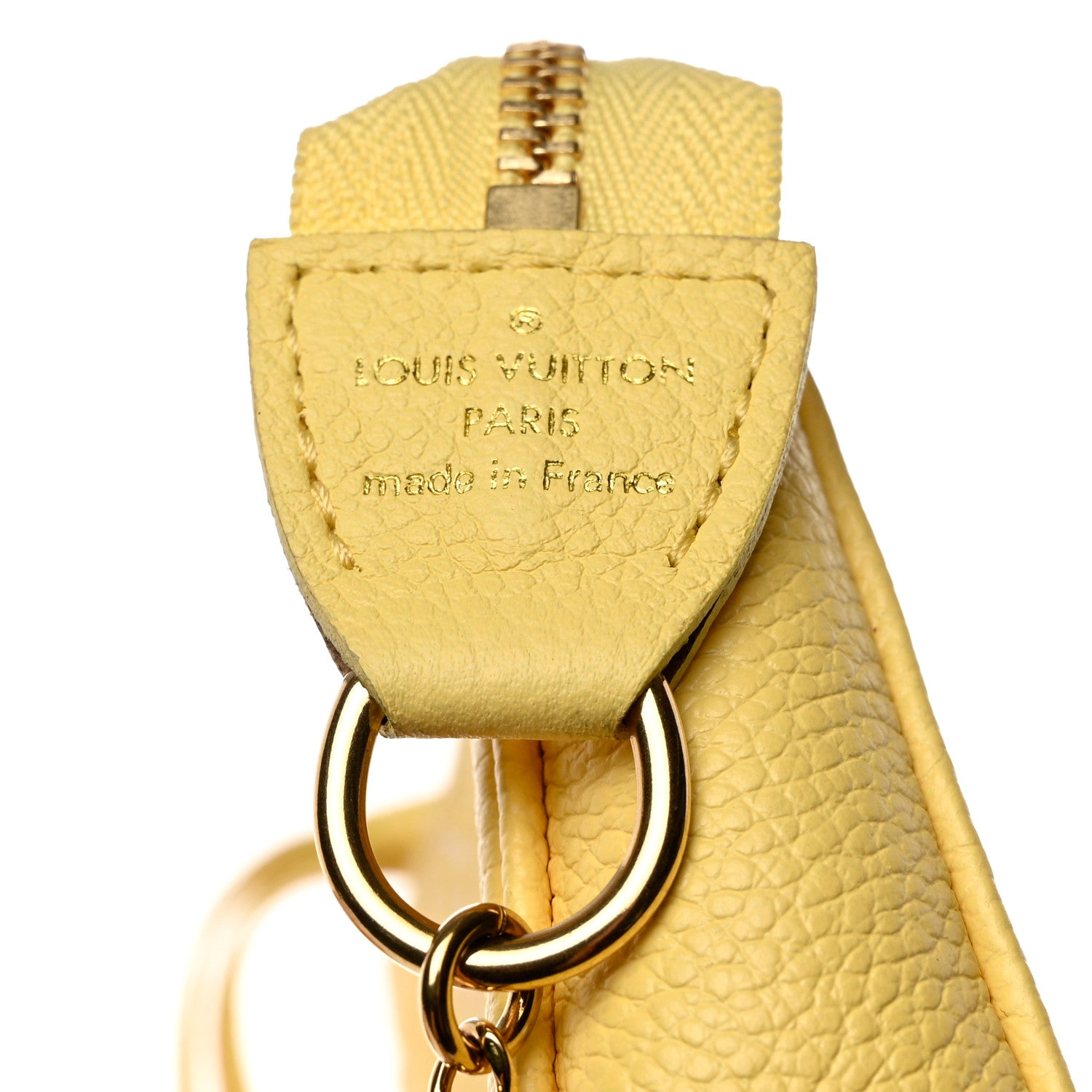 Louis Vuitton Empreinte Monogram Mini Pochette Accessories Lemon Curd Yellow 6 of 7